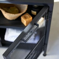 Romy Mango Wood And Metal Vanity Unit 95 Cm Ref. 3650 -TIKAMOON Sales 1200 1200 romy mango wood and metal vanity unit 95 cm 6