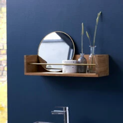 Sasha Solid Teak Bathroom Shelf 60 Cm Ref. 2806 -TIKAMOON Sales 1200 1200 sasha solid teak bathroom shelf 60 cm 4