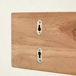 Sasha Solid Teak Wall-mounted Towel Rack 100 Cm Ref. 2821 -TIKAMOON Sales 1200 1200 sasha solid teak wall mounted towel rack 100 cm 2