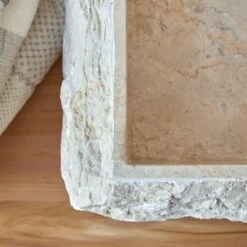 Scrula Slim Cream Marble Washbasin Ref. 458 -TIKAMOON Sales 1200 1200 scrula slim cream marble washbasin 4