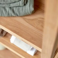 Sera Solid Teak High Shelving Unit Ref. 3399 -TIKAMOON Sales 1200 1200 sera solid teak high shelving unit 5