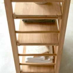 Sera Solid Teak Low Shelving Unit Ref. 3393 -TIKAMOON Sales 1200 1200 sera solid teak low shelving unit 4