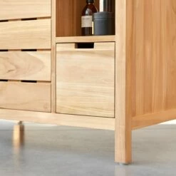 Serena Solid Teak Vanity Unit 100 Cm Ref. 698 -TIKAMOON Sales 1200 1200 serena solid teak vanity unit 100 cm 5