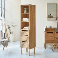 Slats Solid Teak Column Ref. 2569 -TIKAMOON Sales 1200 1200 slats solid teak column 2