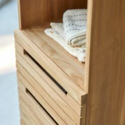 Slats Solid Teak Column Ref. 2569 -TIKAMOON Sales 1200 1200 slats solid teak column 5