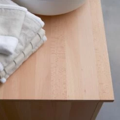 Soho Vanity Unit In Solid Beech 125 Cm Ref. 6134 -TIKAMOON Sales 1200 1200 soho solid beech vanity unit 125 cm 2