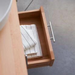 Soho Vanity Unit In Solid Beech 125 Cm Ref. 6134 -TIKAMOON Sales 1200 1200 soho solid beech vanity unit 125 cm 5