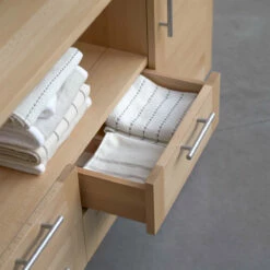 Soho Vanity Unit In Solid Beech 165 Cm Ref. 6131 -TIKAMOON Sales 1200 1200 soho solid beech vanity unit 165 cm 4