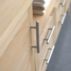 Soho Vanity Unit In Solid Beech 165 Cm Ref. 6131 -TIKAMOON Sales 1200 1200 soho solid beech vanity unit 165 cm 5