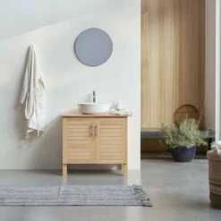 Soho Solid Beech Vanity Unit 85 Cm Ref. 6135