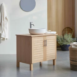 Soho Solid Beech Vanity Unit 85 Cm Ref. 6135 11 Soho Solid Beech Vanity Unit 85 Cm Ref. 6135 -TIKAMOON Sales 1200 1200 soho solid beech vanity unit 85 cm 3