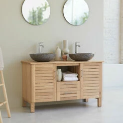 Soho Solid Oak Vanity Unit 125 Cm Ref. 3754 -TIKAMOON Sales 1200 1200 soho solid oak vanity unit 125 cm 3