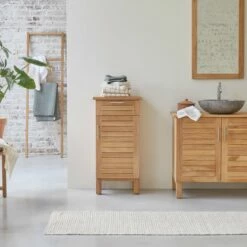 Soho Solid Teak Bathroom Storage Set Ref. 857 -TIKAMOON Sales 1200 1200 soho solid teak bathroom storage set 9