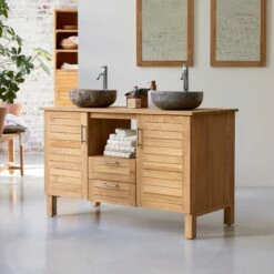 Soho Solid Teak Vanity Unit 125 Cm Ref. 854 -TIKAMOON Sales 1200 1200 soho solid teak vanity unit 125 cm 3