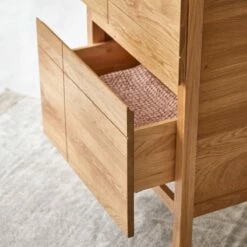 Easy Solid Oak And Lava Stone Bathroom Cabinet 60 Cm Ref. 6179 -TIKAMOON Sales 1200 1200 solid oak and lava stone bathroom cabinet easy 60 cm 2