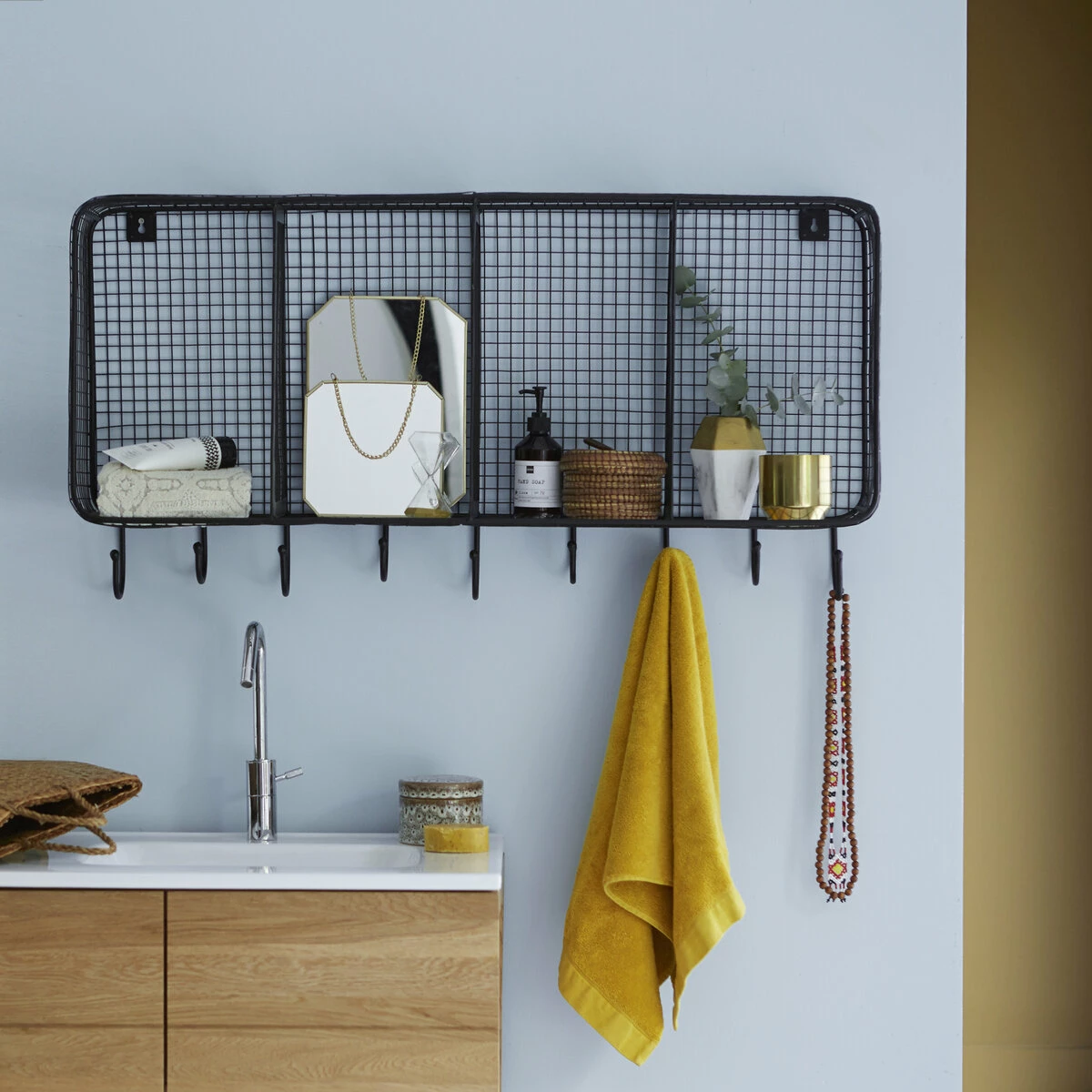 Sona Metal Bathroom Shelf 100 Cm Ref. 2341 3 Sona Metal Bathroom Shelf 100 Cm Ref. 2341
