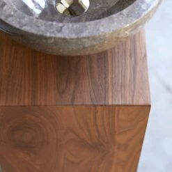 Stelle Left Sold Wood Vanity Unit Ref. 4895 -TIKAMOON Sales 1200 1200 stelle left sold wood vanity unit 2