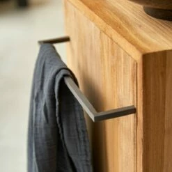 Stelle Solid Teak Vanity Unit Left Ref. 1845 -TIKAMOON Sales 1200 1200 stelle solid teak vanity unit left 3