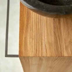 Stelle Solid Teak Vanity Unit Left Ref. 1845 -TIKAMOON Sales 1200 1200 stelle solid teak vanity unit left 5