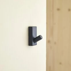 Sara Terrazzo Coat Hook, Black Ref. 6107