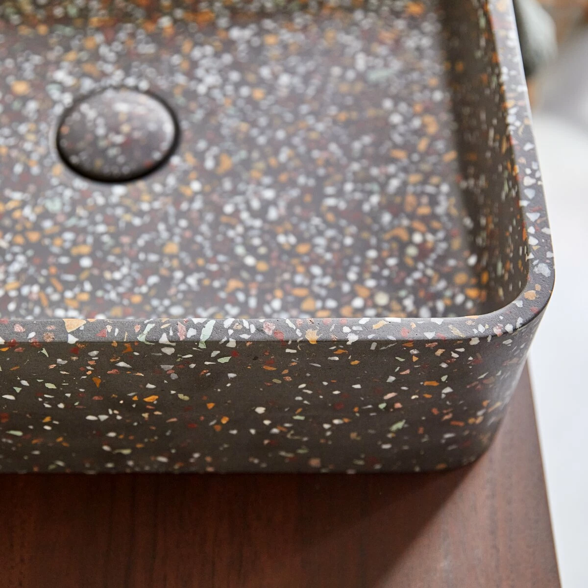 Thaïs Square Confetti Terrazzo Washbasin Ref. 6088 5 Thaïs Square Confetti Terrazzo Washbasin Ref. 6088 - Image 3