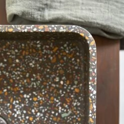 Thaïs Square Confetti Terrazzo Washbasin Ref. 6088 13 Thaïs Square Confetti Terrazzo Washbasin Ref. 6088 -TIKAMOON Sales 1200 1200 thais confetti terrazzo washbasin 5