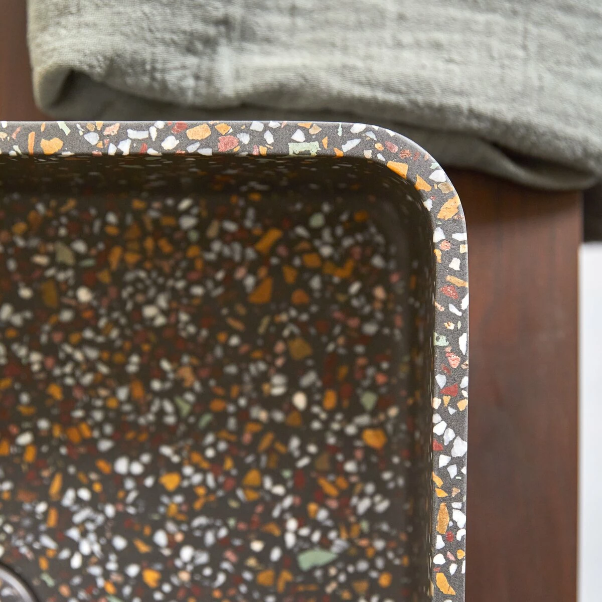 Thaïs Square Confetti Terrazzo Washbasin Ref. 6088 8 Thaïs Square Confetti Terrazzo Washbasin Ref. 6088 - Image 6