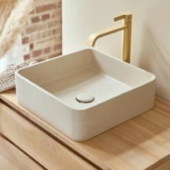 Thaïs Square Cream Terrazzo Washbasin Ref. 6086