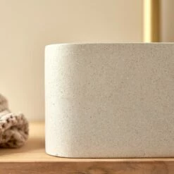 Thaïs Square Cream Terrazzo Washbasin Ref. 6086 -TIKAMOON Sales 1200 1200 thais square cream terrazzo washbasin 4
