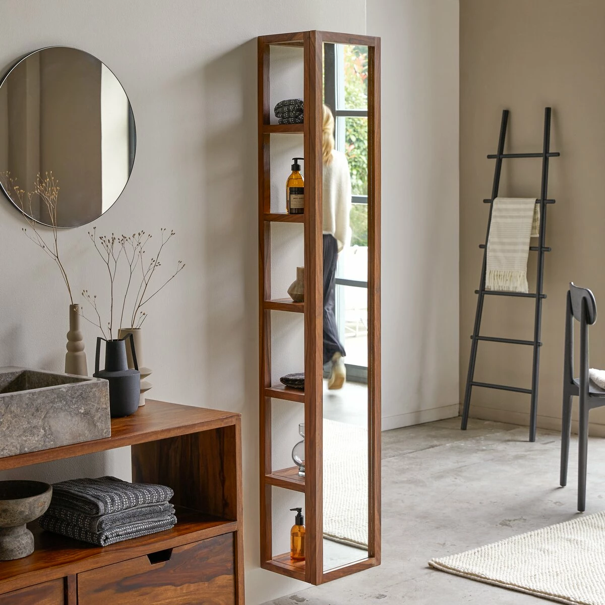 Twig Solid Sheesham Straight Column Ref. 4802 3 Twig Solid Sheesham Straight Column Ref. 4802