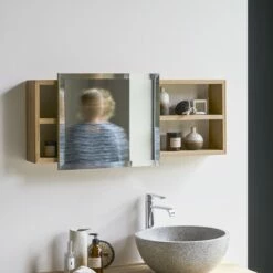 Typo Solid Teak Bathroom Cabinet Ref. 1774
