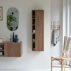 Typo Solid Walnut Column Ref. 4883