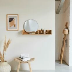 Ugo Solid Teak Bathroom Shelf 100 Cm Ref. 2803