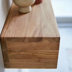 Ugo Solid Teak Wall-mounted Towel Rack 100 Cm Ref. 2815 -TIKAMOON Sales 1200 1200 ugo solid teak wall mounted towel rack 100 cm 2