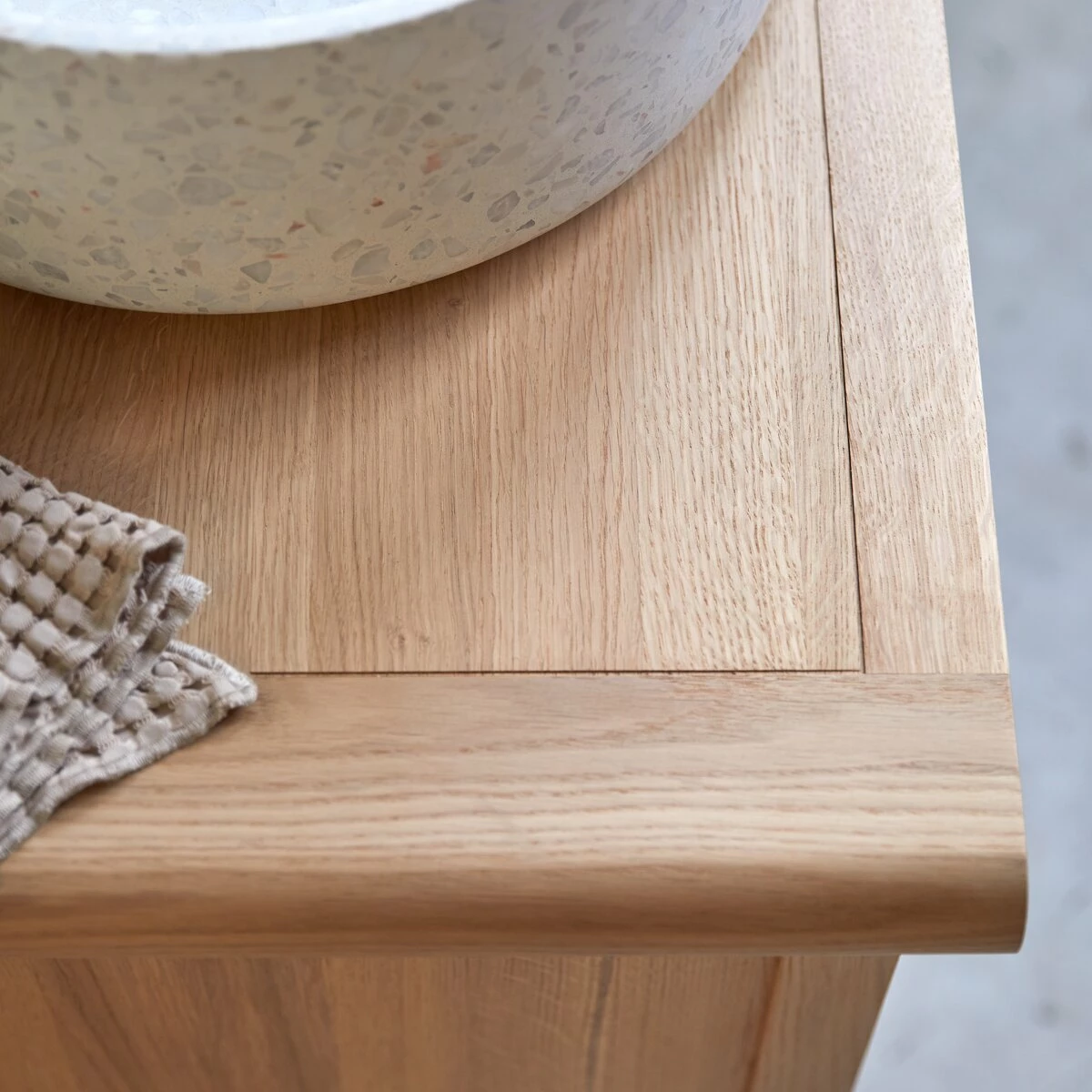 Volute Solid Oak Vanity Unit 65 Cm Ref. 6133 5 Volute Solid Oak Vanity Unit 65 Cm Ref. 6133 - Image 3