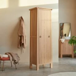 Volute Solid Oak Tall Bathroom Cabinet Ref. 6136 -TIKAMOON Sales 1200 1200 volute solid oak tall bathroom cabinet 3